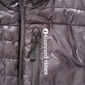Women's Vineyard Vines Black Quilted Vest